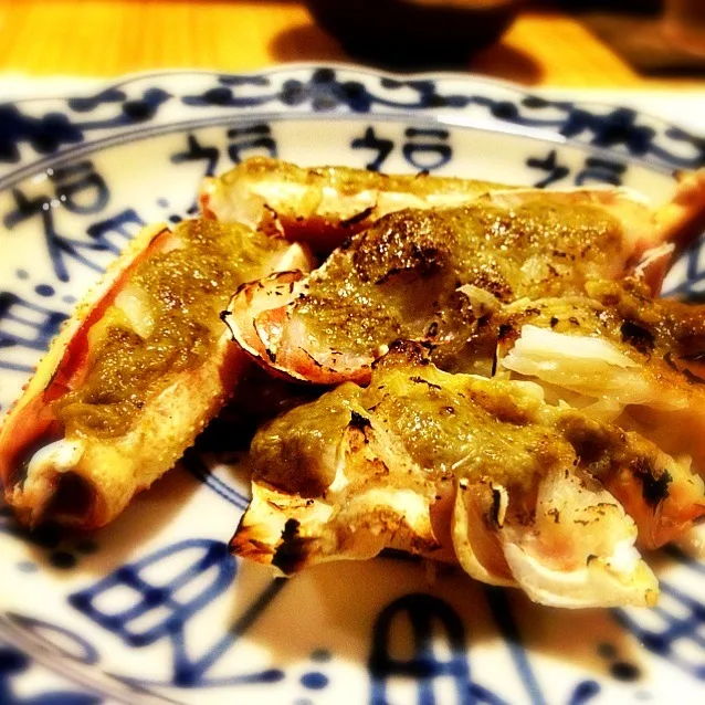 The same crab grilled with its own kani miso|willzさん