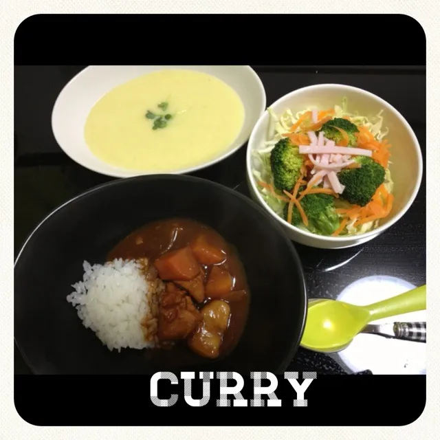 Snapdishの料理写真:カレーとサツマイモのポタージュ|YUPPYさん