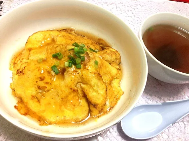 天津飯と中華スープ|玉越郁美さん