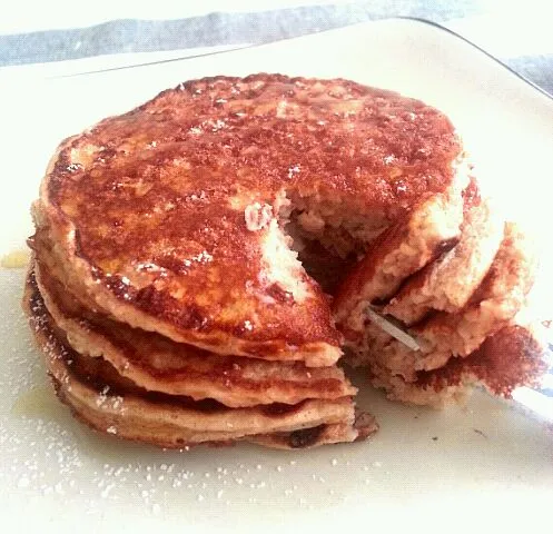 Breakfast: Oat & Cottage Cheese Pancakes|Leanneさん