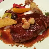 Snapdishの料理写真:등심스테이크 Tenderloin Steak テンダーロイン・ステーキ|yangさん