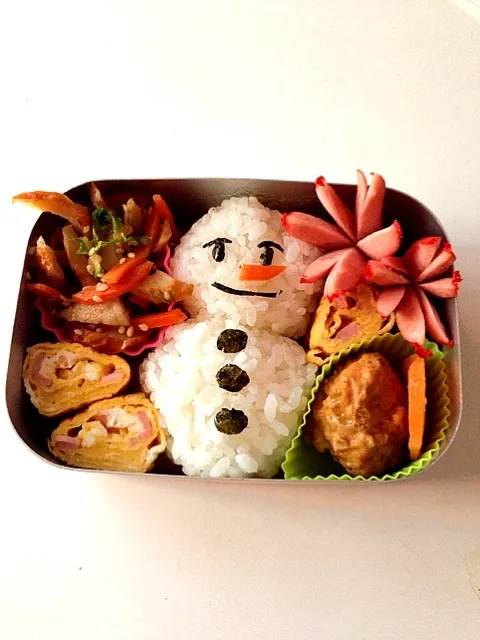 雪だるま⛄弁当。|くろさん