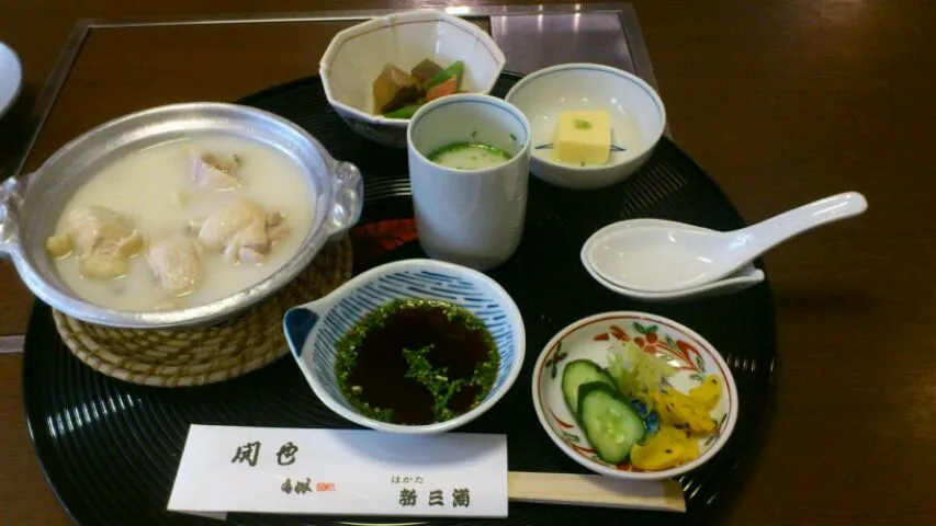 Snapdishの料理写真:水炊き定食|根本　正浩さん