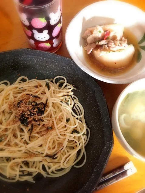 和風スパゲティランチ|水野愛日(ミズノマナビ)さん