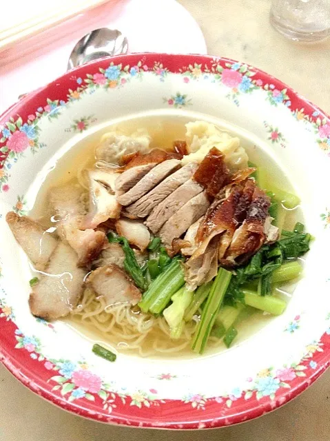 Snapdishの料理写真:Duck & Pork Noodle|Rojd Hikaruさん