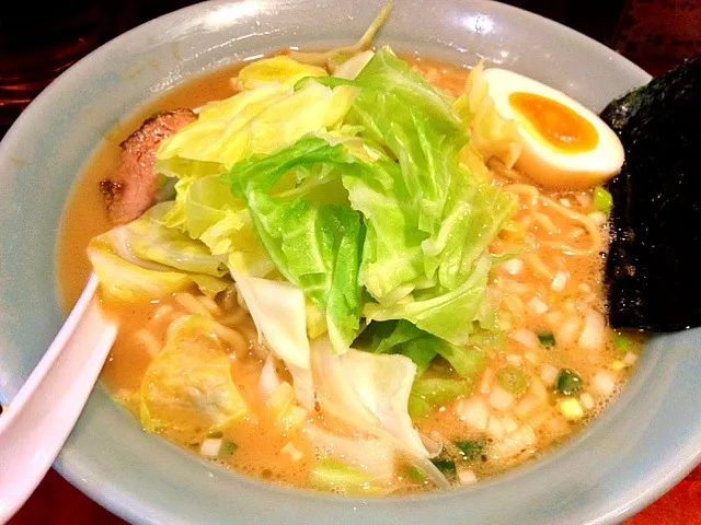 Snapdishの料理写真:キャベツラーメン 中盛り|tecklさん