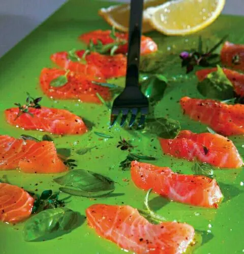 salmon　carpaccio|madnnaさん