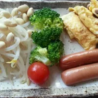 Snapdishの料理写真:納豆卵焼き|akiﾁｬﾝさん