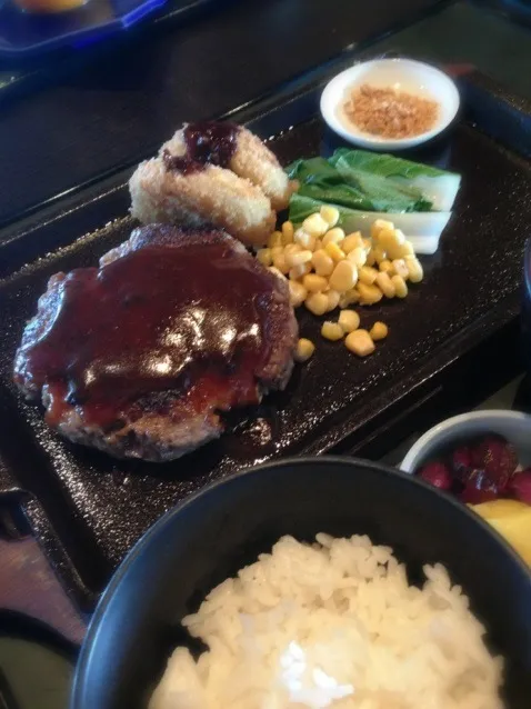 Snapdishの料理写真:Hamburg Steak Lunch|yukさん