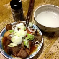 Snapdishの料理写真:もつ煮込み|はたあやこさん