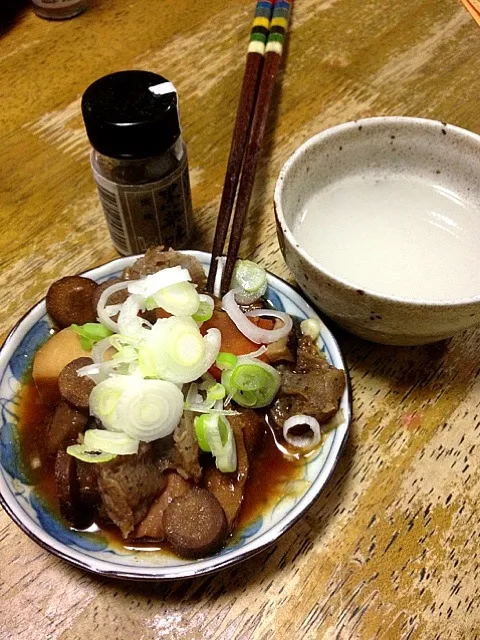 Snapdishの料理写真:もつ煮込み|はたあやこさん