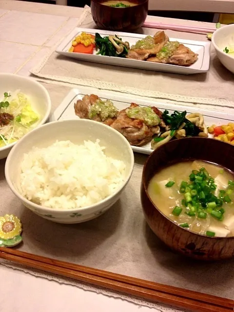 ねぎ塩だれで夕飯|たかまんさん