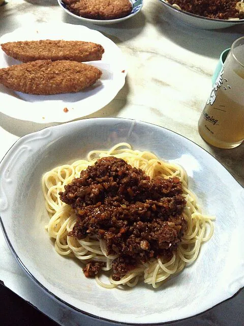 ミートソーススパゲッティ|はなえさん