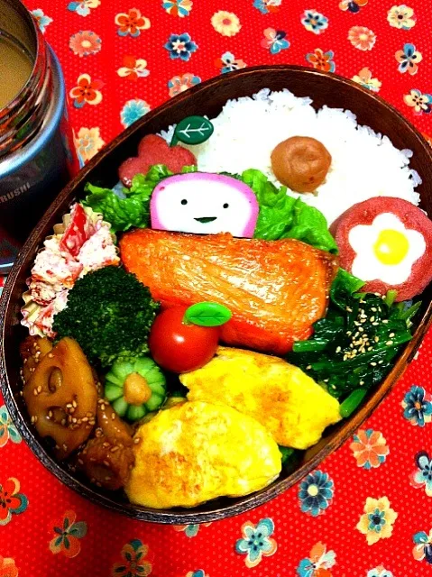 Snapdishの料理写真:今日の息子のお弁当2013/01/18|ミホさん