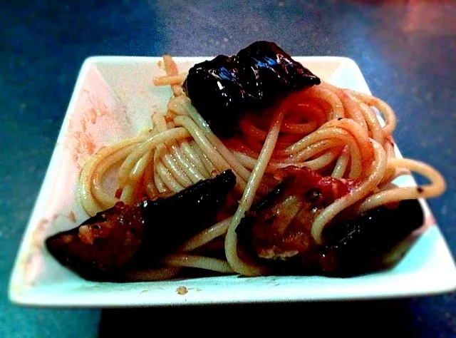 ナスとトマトのパスタ♪|tku🍅🍝🍜🍝🍜🍝🍅さん