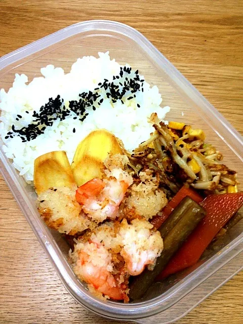 海老フライ弁当|キーラさん