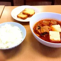 チゲ鍋定食|楽法梵志さん