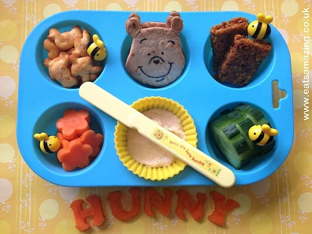 Winnie the Pooh Muffin Tin Meal|Grace Hallさん