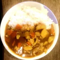 Snapdishの料理写真:はじめてのカレー|teradaminamiさん