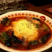 Snapdishの料理写真:トマトスープのチーズラーメン|natsumi andoさん