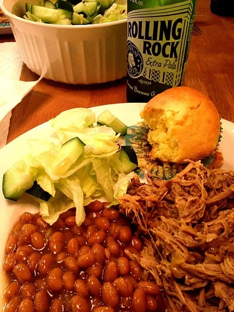 Pulled pork and beans|lana pさん