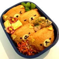 リラックマのおいなりさん弁当▽・x・▽❤|ゆみさん