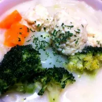 Snapdishの料理写真:肉団子シチュ～✩* ི•̮͡ુ -ુ ྀෆ⃛* ૂི•̮͡• ૂ ྀ✩|かずのこたんさん