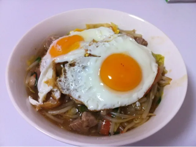 ケンミンショーで見た 中華丼焼豚なし😢|食レポ エステオヤジ @高石さん