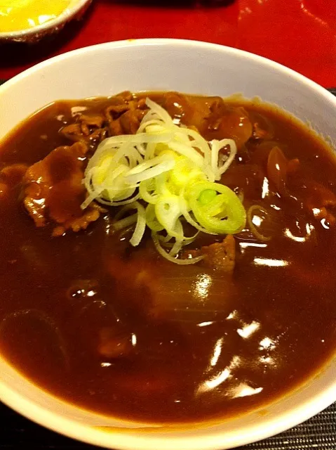 お蕎麦屋さん風カレーうどん|きりんまめさん