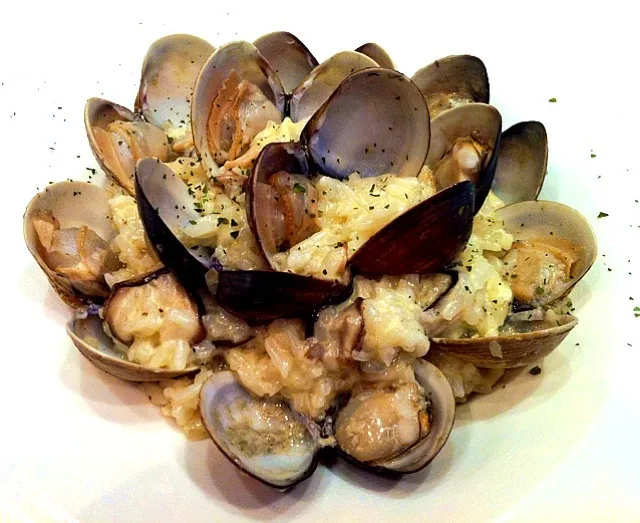 Clam and mushroom risotto|Foodさん