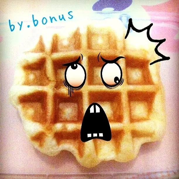 My 1st butter waffle.|🍰bonus natthakarn🍴さん