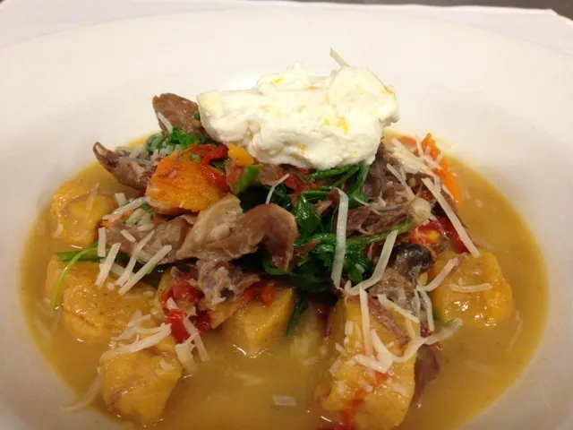 Sweet potato  gnocchi with duck confit|Luke DeSanctisさん