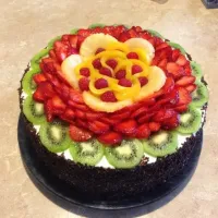 Black forest fruit cake|Mima Ezzさん