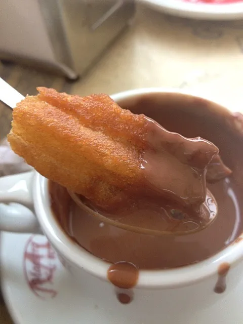 Churros con chocolate :3|Tao Yiさん