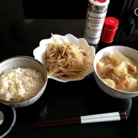 豚汁／食べラーもやし炒め|赤星貴紀さん