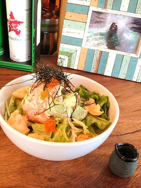 休日出勤帰り♡おなかぺこぺこで渋谷のBONDI  Cafe。カルフォルニアどん。|ゆき☆さん