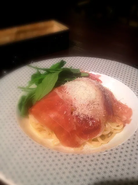 Par ma ham with spaghetti ...yumyum...😙|Tiktok Kanyananさん