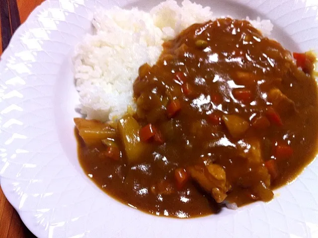 野菜多めの俺チキンカレー|tairaさん