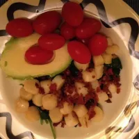 Scallops with spinach|emilie balkmanさん