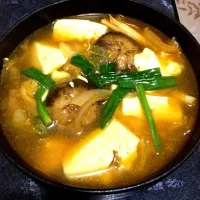 Spicy kimchi tofu soup|lisnianaさん