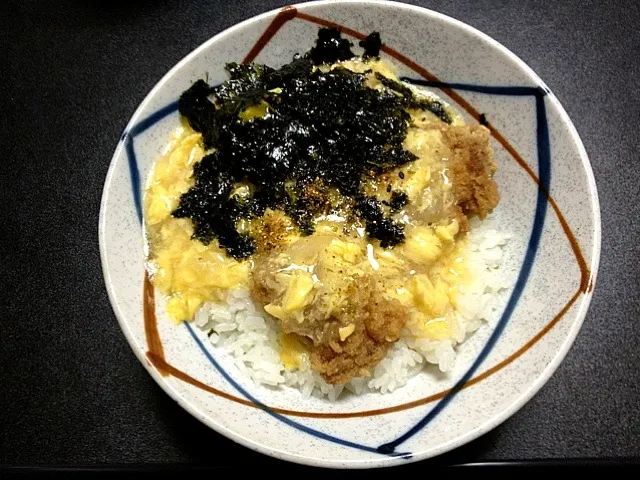 親子丼 イン唐揚げ|るみおんさん