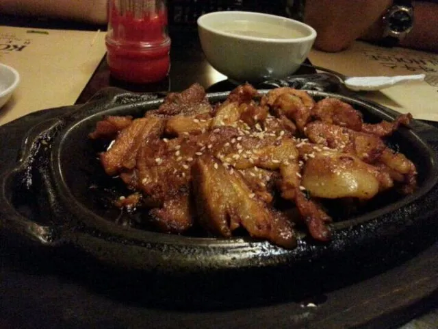 Snapdishの料理写真:grilled pork wif korean bbq sauce|angie emillyさん