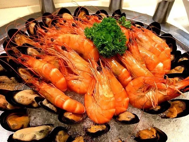 mussels and shrimps|Yvonne C.さん