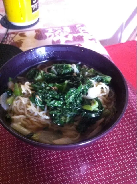 Kale, Daikon, and Green Onion Veggie Ramen|m.さん