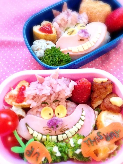 Snapdishの料理写真:Lunch box☆Cheshire Cat🌀チェシャネコ|🌈Ami🍻さん