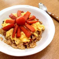 簡単オムライス風焼き飯(´･Д･)|原田莉奈さん