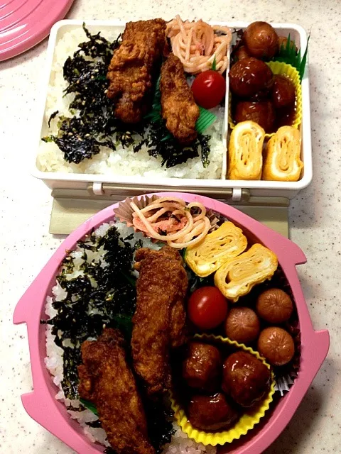 双子のお弁当|釣り大好き♪さん