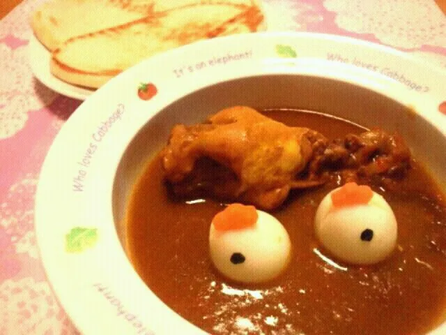 ☆ナンでチキンカレー☆|もんちっちさん