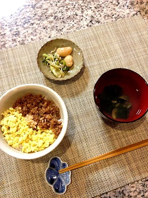 鶏そぼろ丼|田中由美さん