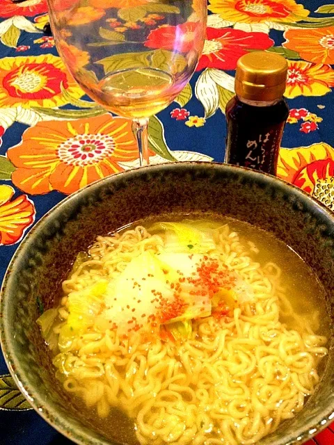 塩ラーメン  パラパラ明太乗せ。|naoさん